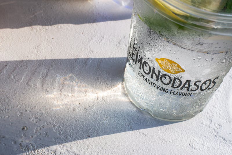 Italian sparkling lemonade fresh squeezed