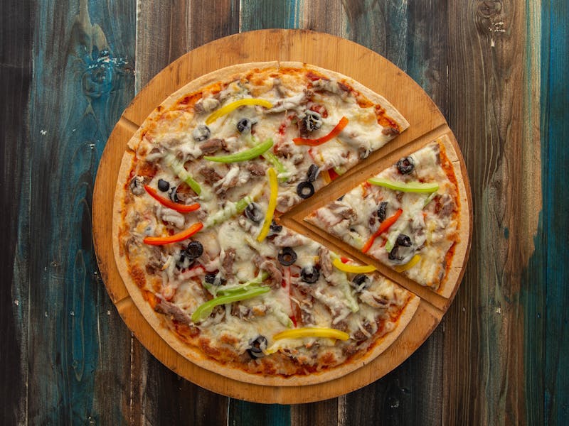 BBQ Chicken Ranch pizza with smoky barbecue sauce